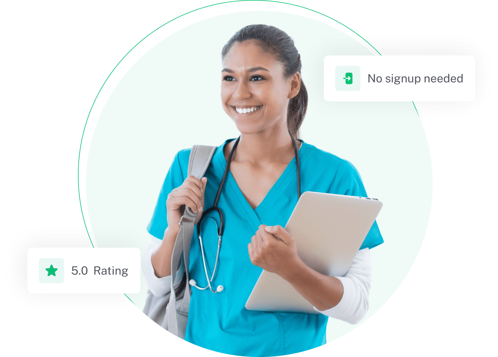 Medical professionals learning